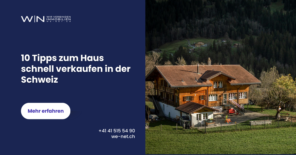 10 Tips to Sell House Fast in Switzerland