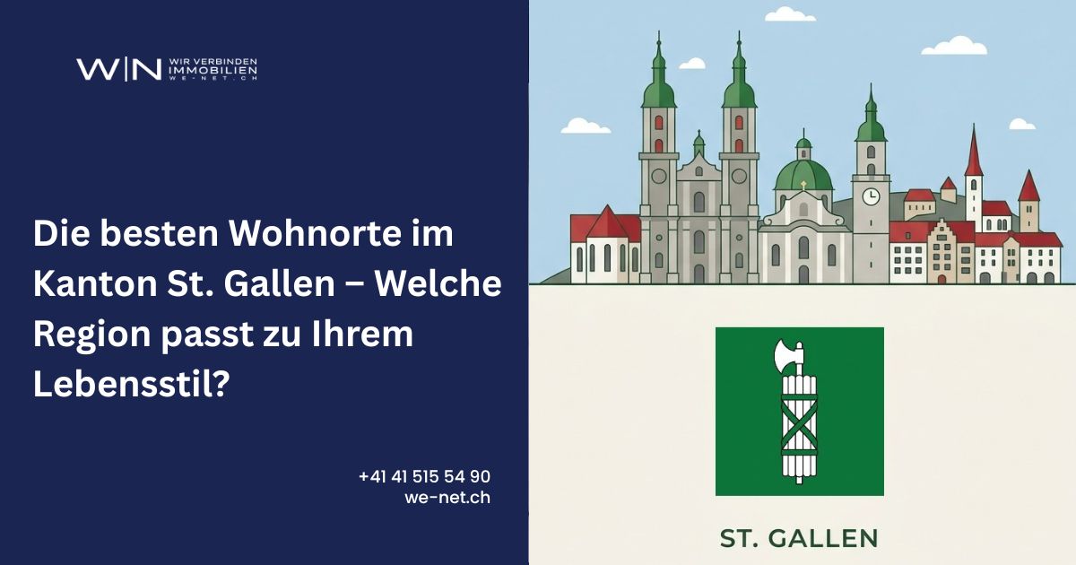 Die besten Wohnorte im Kanton St. Gallen