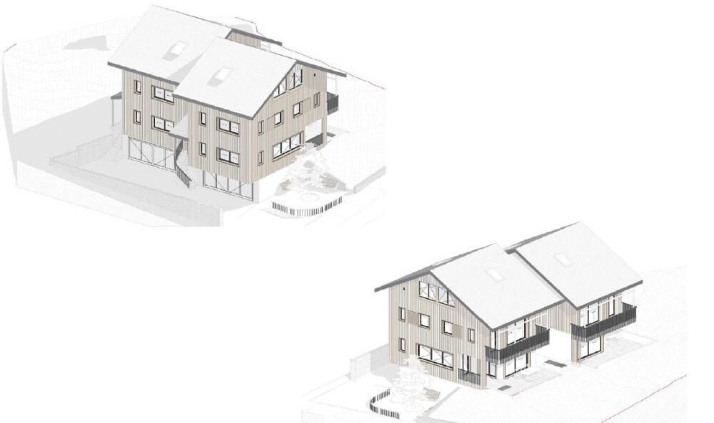 Visualización 3D - casa adosada aprobada