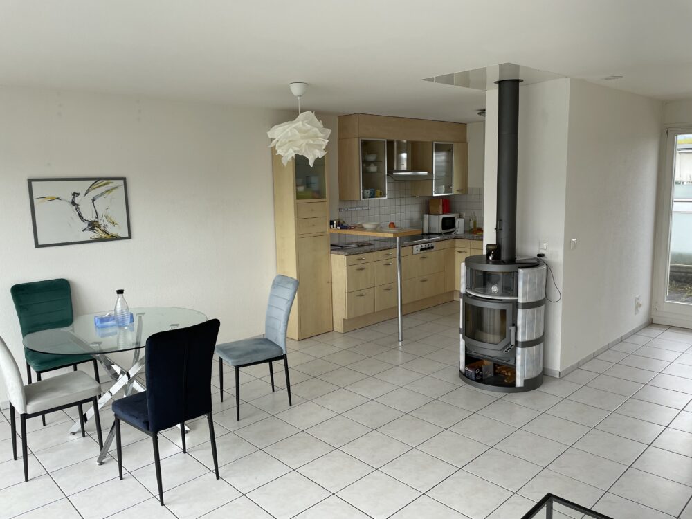 Moderne Wohnoase mit Schwedenofen