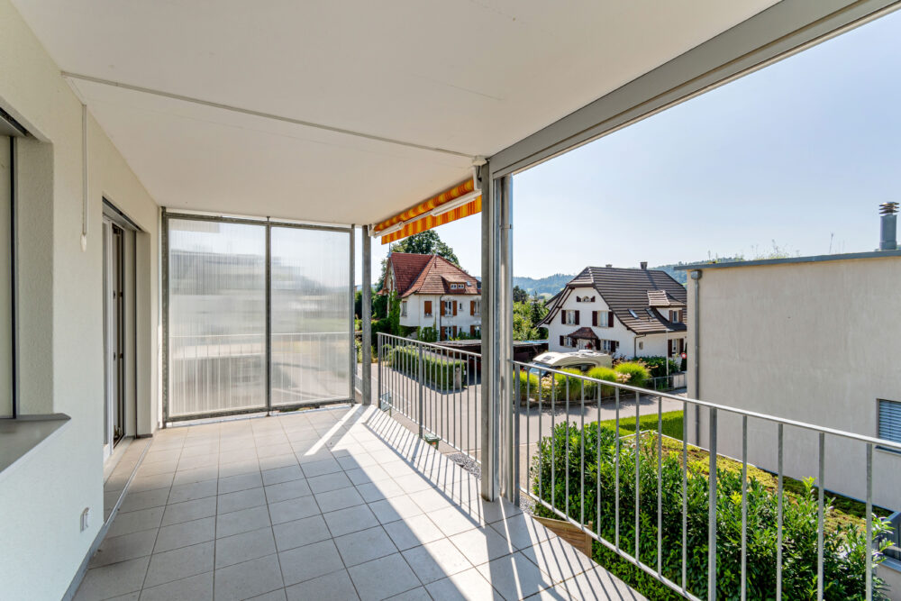 Überdachte Terrasse mit ganzjähriger Nutzungsoption
