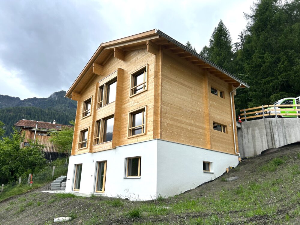 Neubau, Erstbezug im Bergpanorama