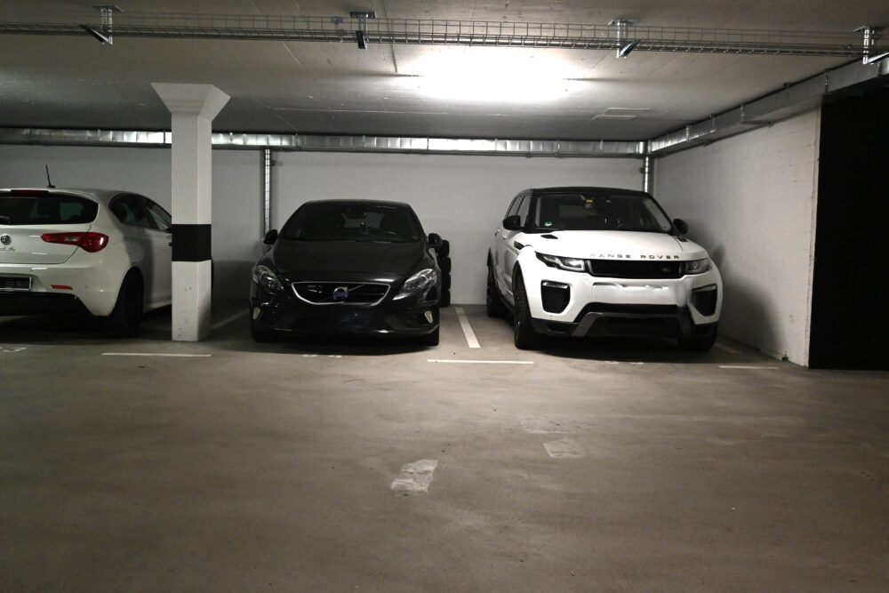 Les places de parking spacieuses sont toujours appréciées ...