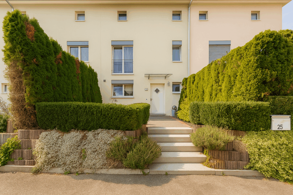 Ein Haus, das Gäste empfängt