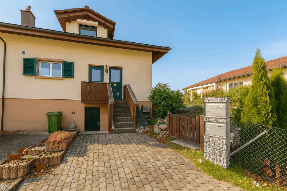 Eingang voller Herzlichkeit